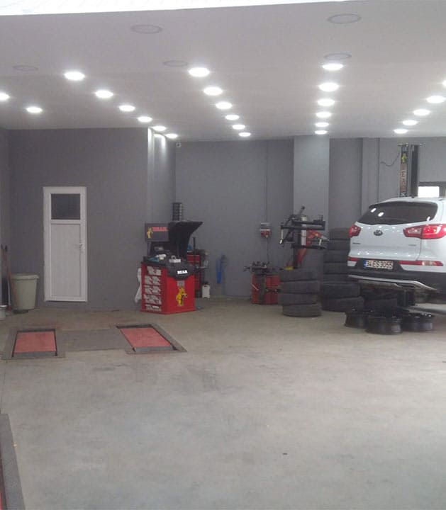 Atölye Lastikpark Aydınlatma ve Makine Tesisatları